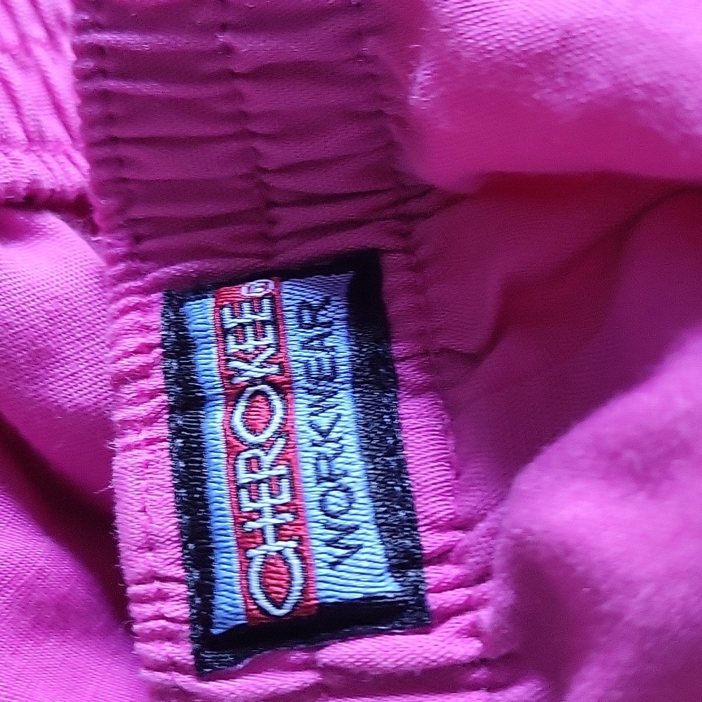 Cherokee pink Scrub pants